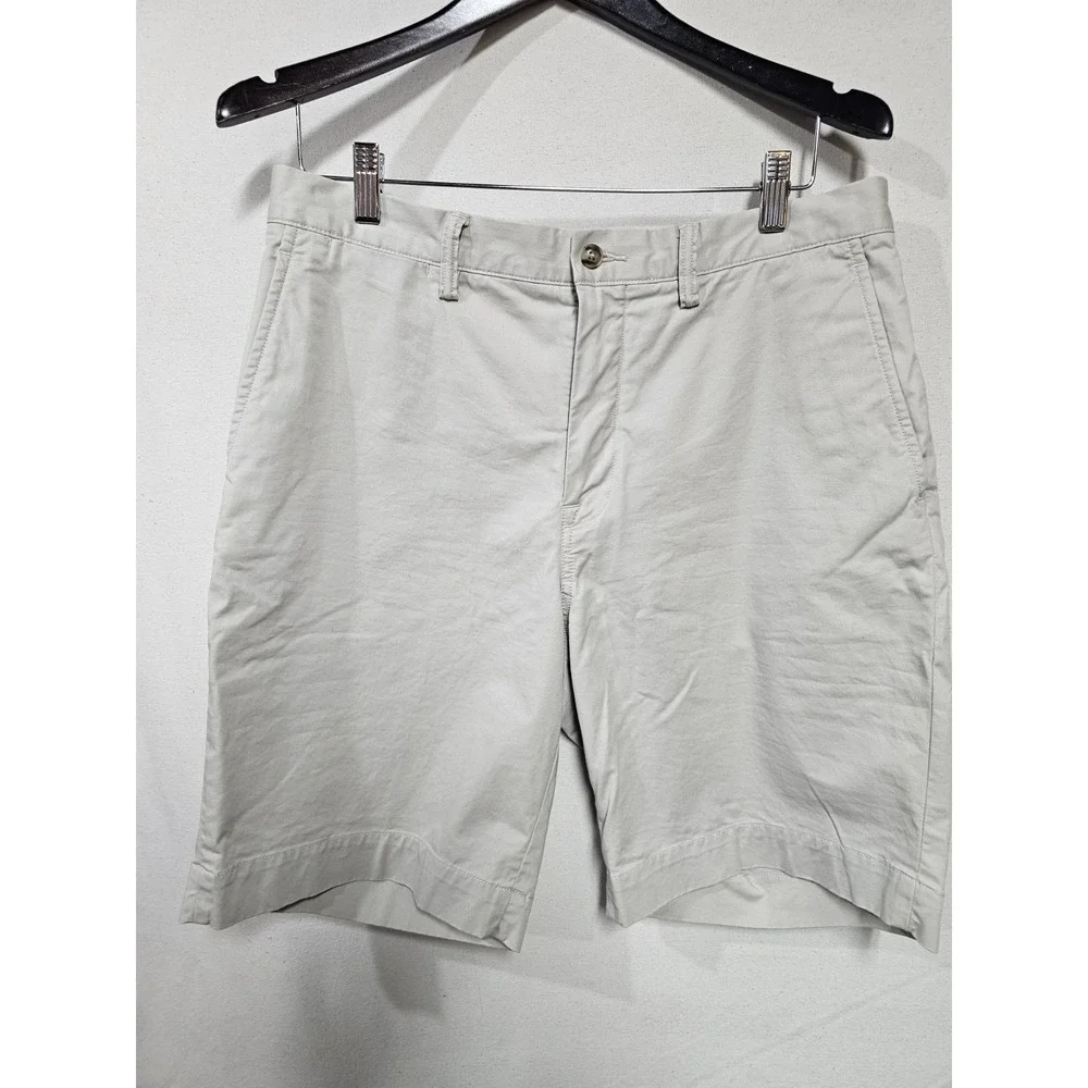 Vintage Polo Ralph Lauren Shorts Mens 35 Beige Classic Fit Chino Casual Preppy‎